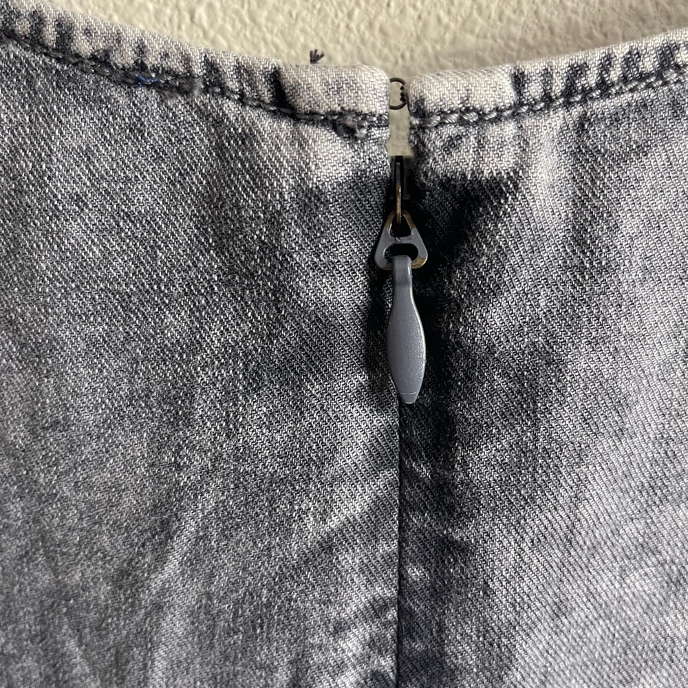 Pilcro Gray Denim Midi Dress - Picture 7 of 8